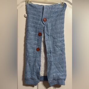 Amazon Blue Kids Buttoned Blanket